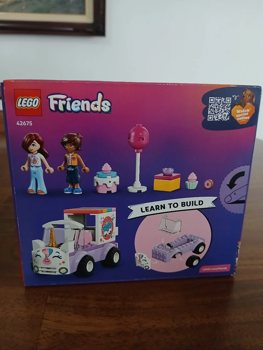 LEGO Friends Unicorn Cake Delivery Car NWT Ages 4+ 67 PCS